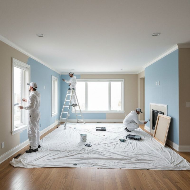 Local Interior House Painting pros at work